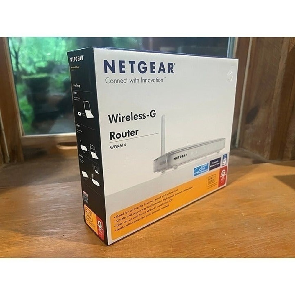 Netgear wireless G router WGR614 internet home computer network laptop